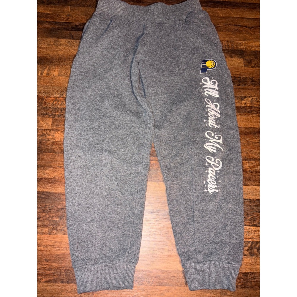NBA Indiana Pacers Kids Fleece Sweatshirt Sweatpants 2-Piece Set Blue Gray 6X - Picture 2 of 8
